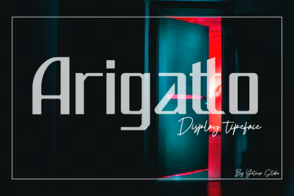 Arigatto: A Display Font for Modern Editorial Design