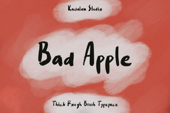Bad Apple: A Bold Display Font for Digital Branding