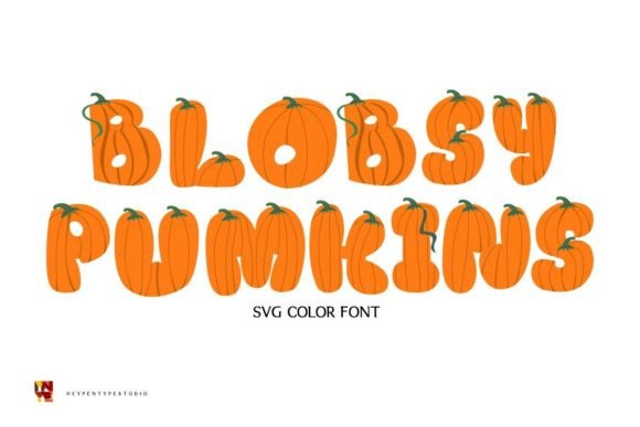 Blobsy Pumpkins: A Playful Font for Branding