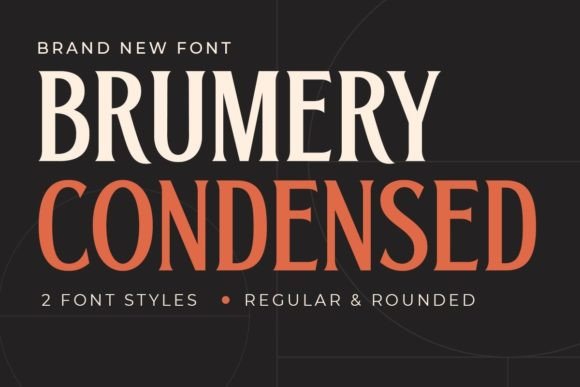 Brumery Serif Font for Editorial Design
