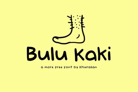 Bulu Kaki: A Quirky Handwritten Font for Web Design