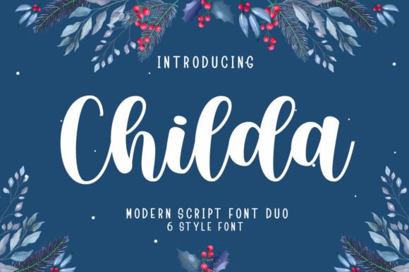 Childa Duo: A Versatile Script Font for Web Design