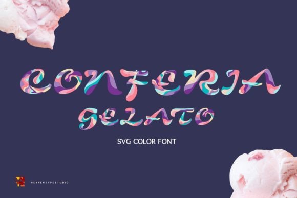 Conferia Gelato: A Playful Font for Digital Creativity