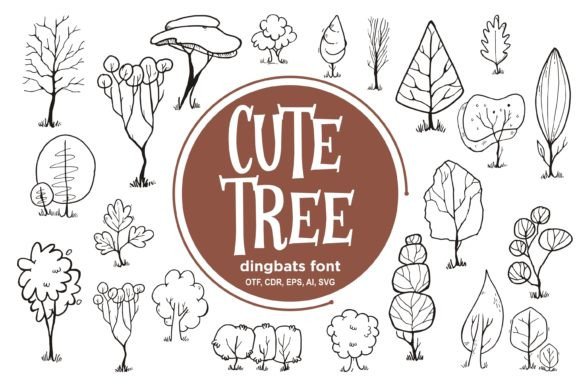 Cute Tree Font for Web Design Projects