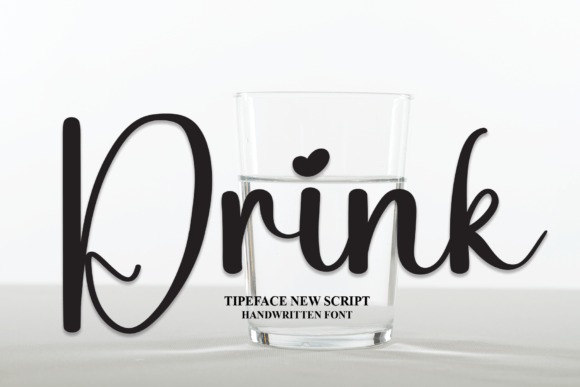 Drink Font for Web Design Projects