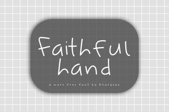 Enhance Your Brand with the Faithful Hand Font