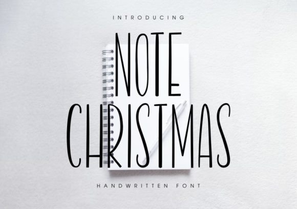 Enhance Your Web Design with the Note Christmas Font
