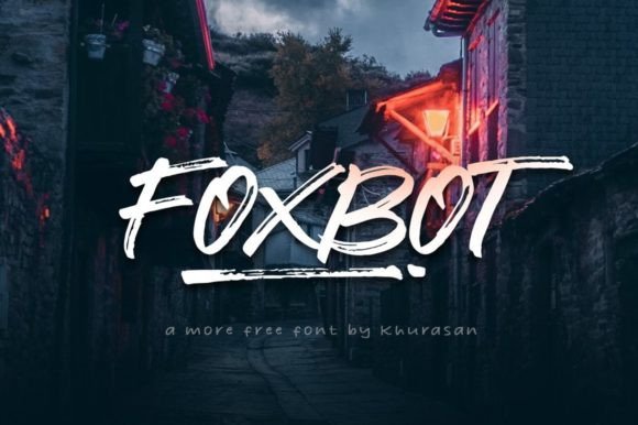 Foxbot: A Modern Display Font for Bold Design Statements