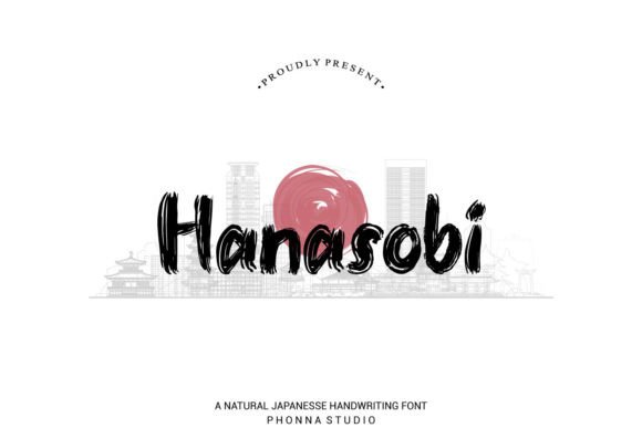 Hanasobi: A Bold Handwritten Font for Creative Branding