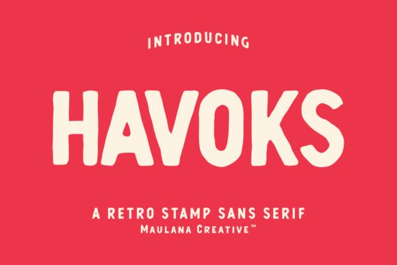 Havoks: A Retro Sans Serif Font That Elevates Digital Designs
