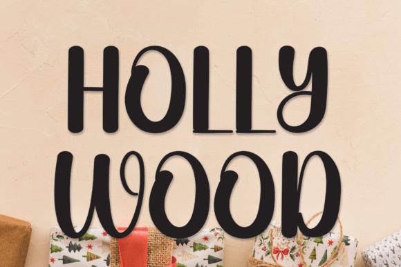 Holly Wood Font: A Sweet Touch for Handmade Creations