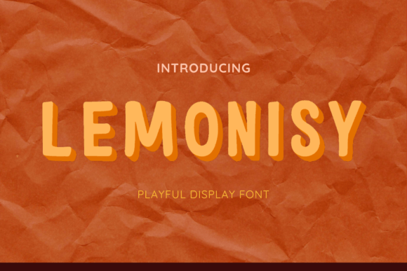 Lemonisy: A Playful Font for Creative Branding Projects