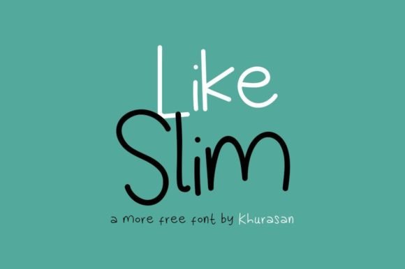 Like Slim: A Handwritten Font That Elevates Handmade Creations