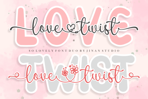 Love Twist Duo: A Graceful Font for Modern Editorial Design