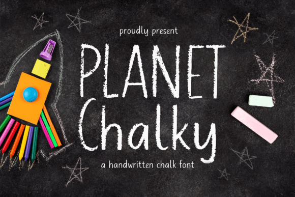 Planet Chalky: A Handwritten Font for Bold Branding