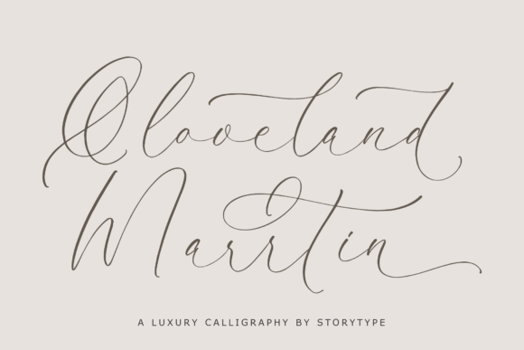 Qloveland Marrtin: A Timeless Script Font for Handmade Creations