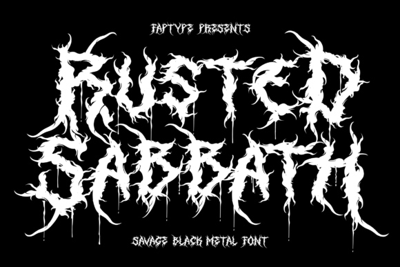 Rusted Sabbath Font for Bold Branding