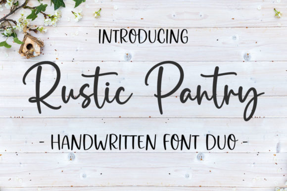 Rustic Pantry Font for Digital Marketing
