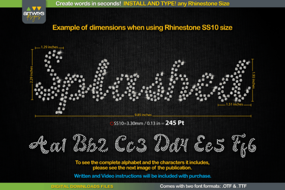 Splashed Script Font for Editorial Design