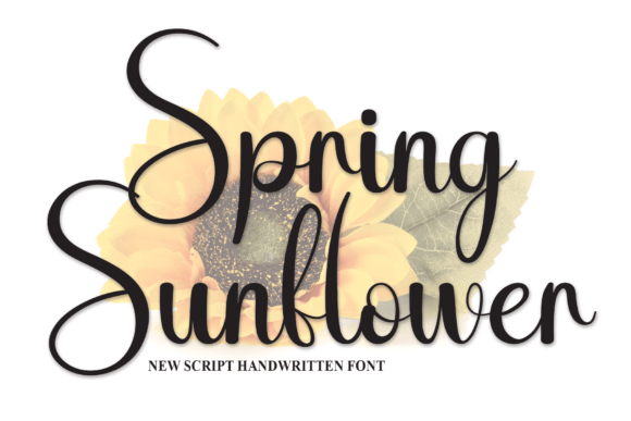 Spring Sunflower: A Handwritten Font That Elevates Campaign Design