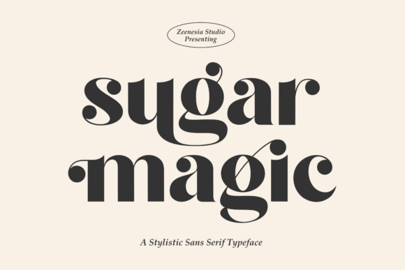 Sugar Magic Font for Handmade Creations