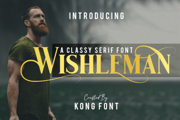 Wishleman: A Playful Serif Font for Business Branding