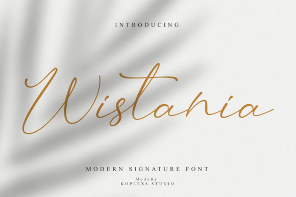 Wistania: A Handwritten Font That Elevates Branding